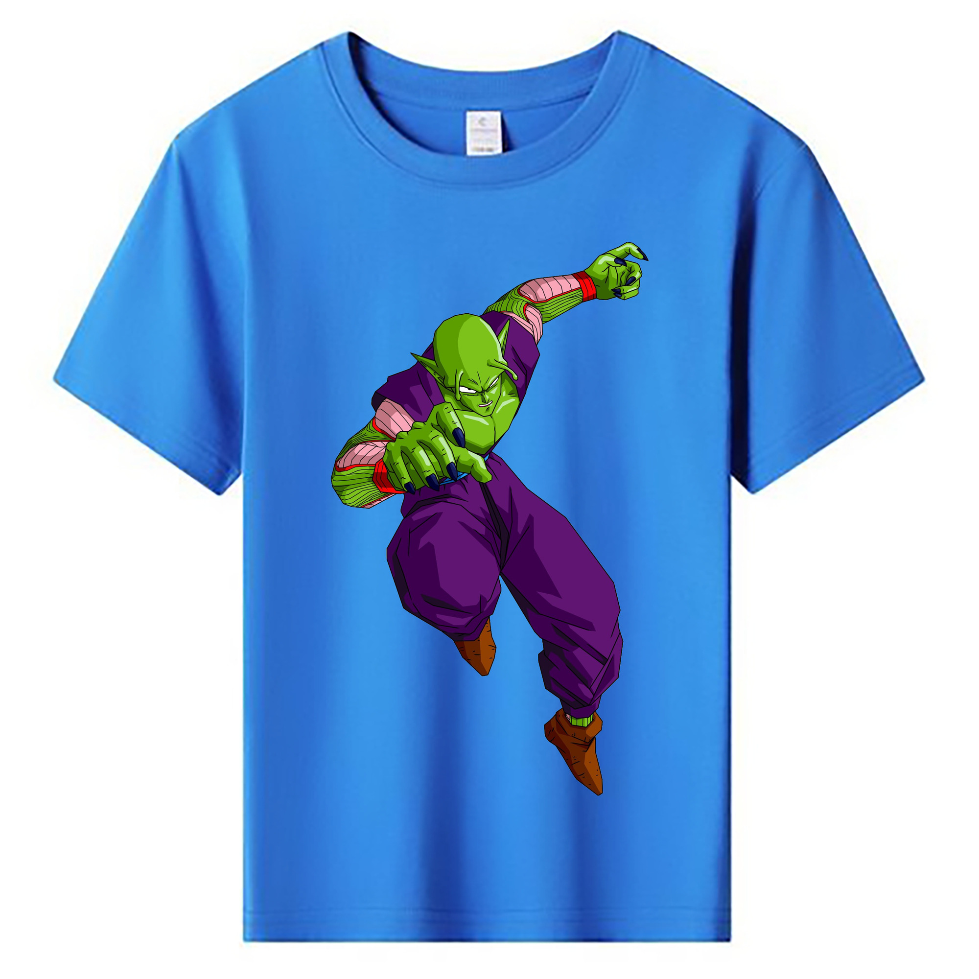 （画像用） ドラゴンボール ピッコロ DRAGON BALL Piccolo 綿100％キッズTシャツ（フロントプリント）